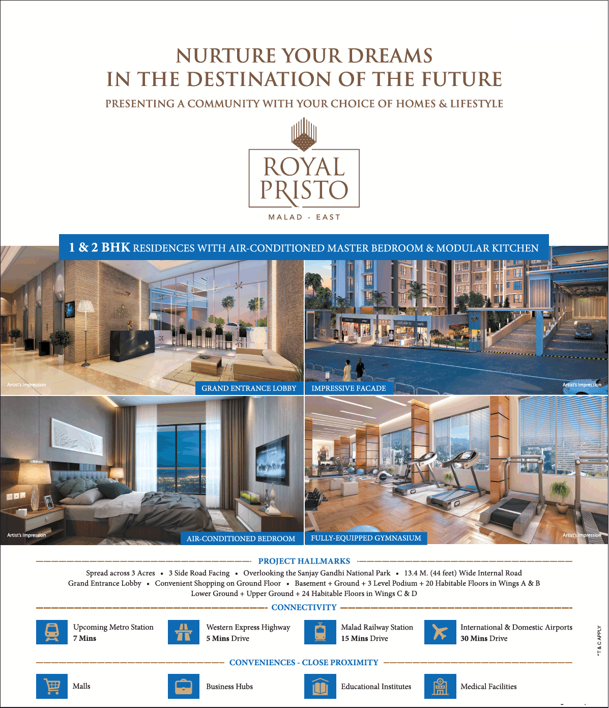 Presenting a community with your choice of homes & lifestyle at Royal Pristo in Mumbai Update